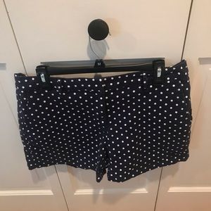 Blue and white polka dot Elle shorts